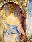 Edouard Manet Before the Mirror painting